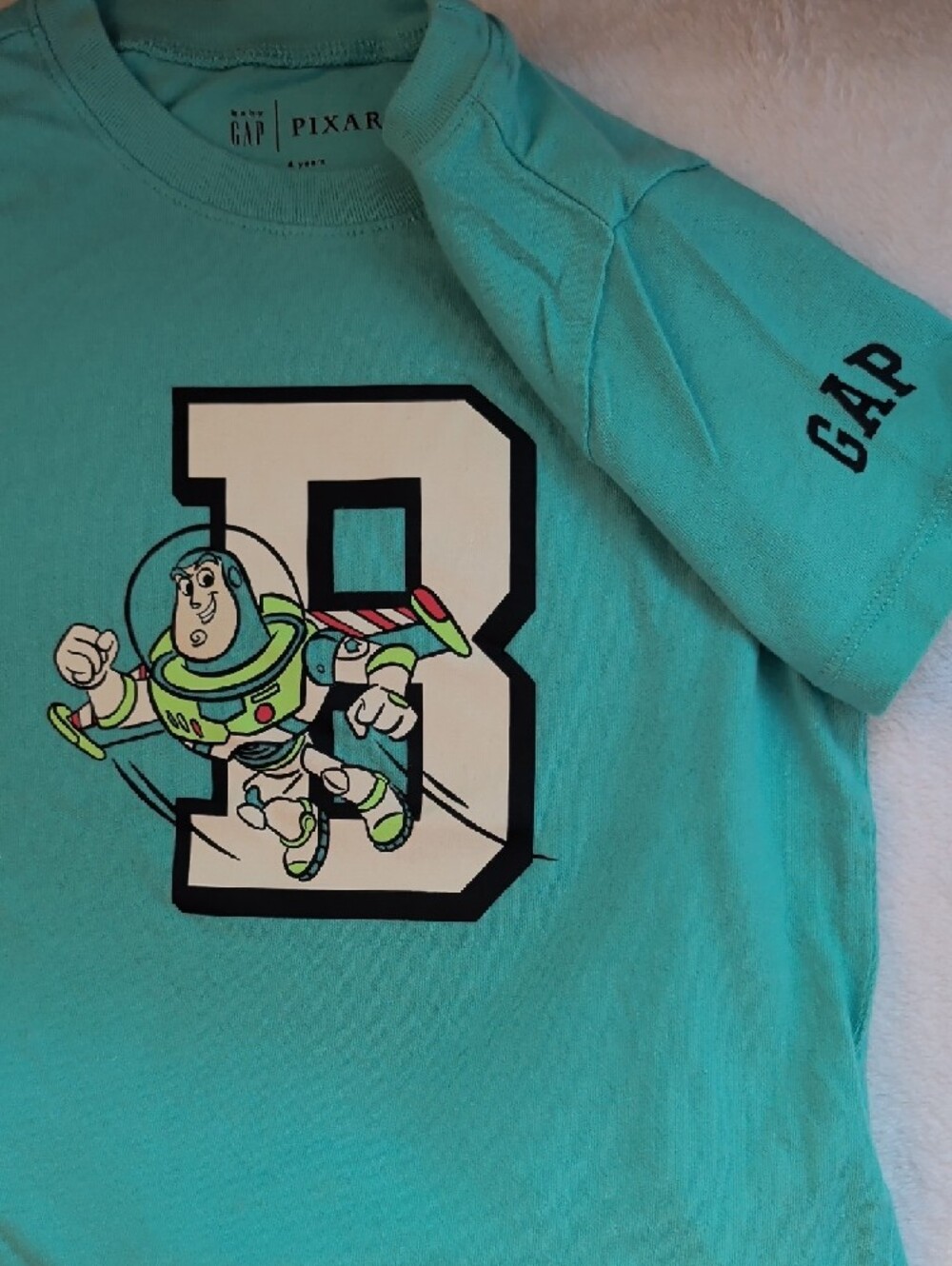 GAP Teal Buzz Lightyear Toddler tee & Shorts Set - Picture 3 of 11